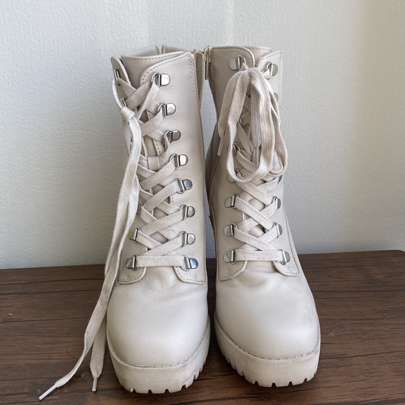 Steve Madden heel combat boots - Picture 2 of 4